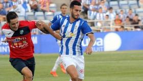 Lazo, jugador del Real Madrid cedido en el Recreativo de Huelva. Foto: Twitter (@J_CarlosLazo).