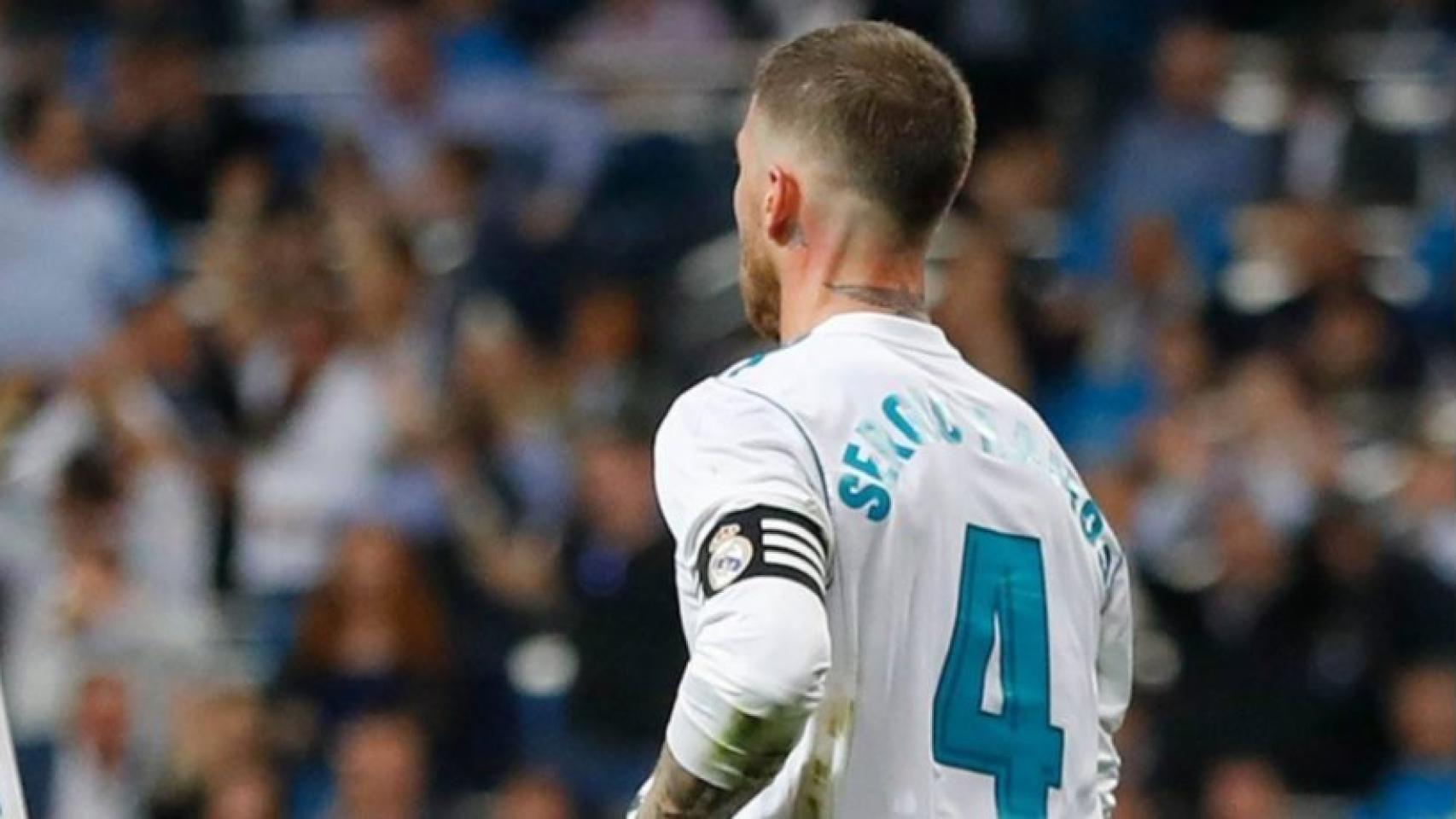 Sergio Ramos, en el partido contra el Athletic