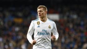 Toni Kroos, en el Real Madrid - Girona. Foto: Pedro Rodriguez/El Bernabéu