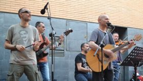 Celtas Cortos en concierto en la calle que lleva su nombre en Valladolid