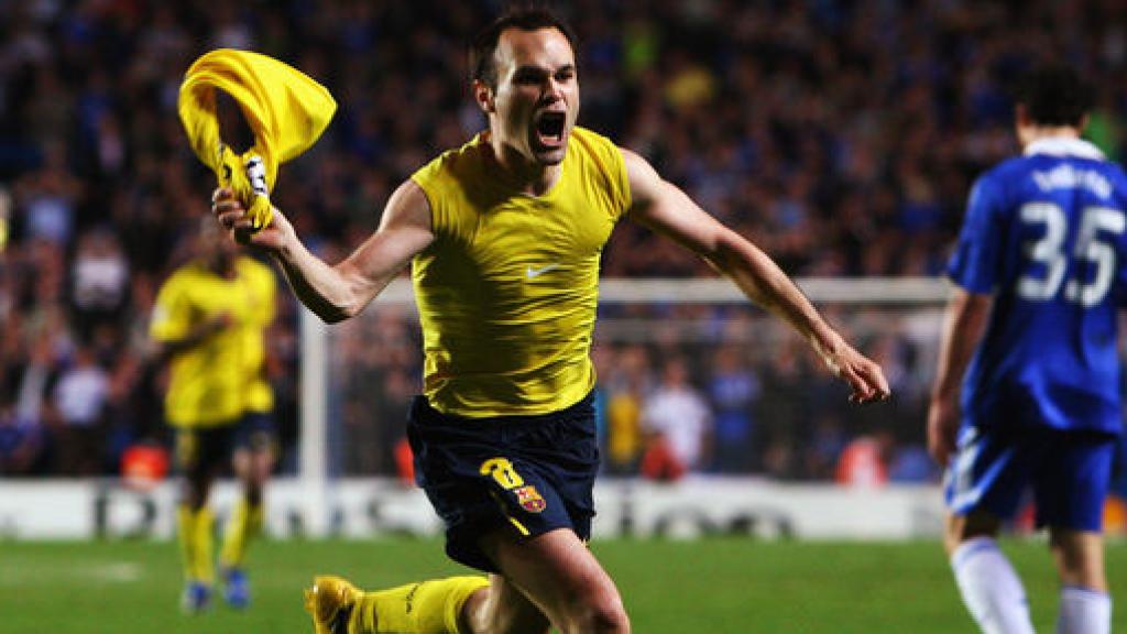 Iniesta marca en el último minuto en Stamford Bridge y clasifica a su equipo para la final de la Champions.