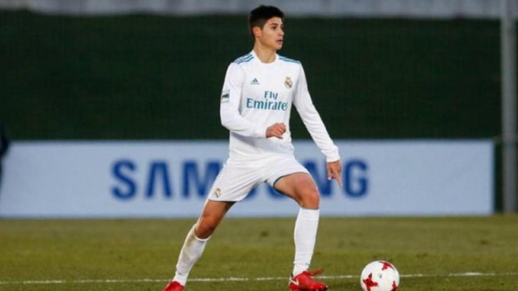 Jaume, en un partido con el Castilla.