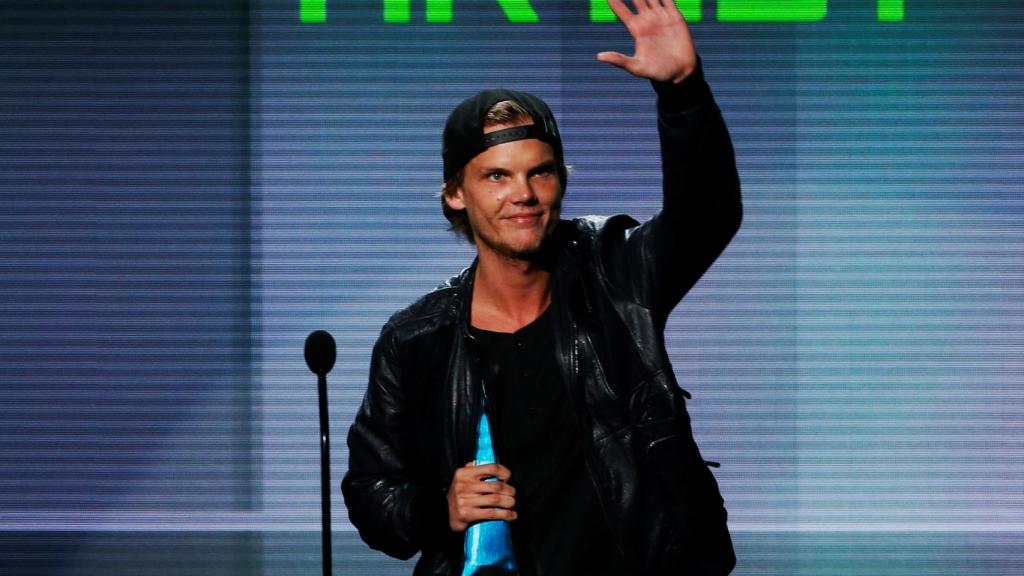 Avicii durante una gala de los American Music Awards en Los Angeles