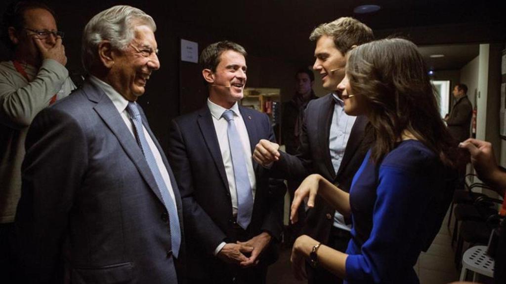 Vargas Llosa, Valls, Rivera y Arrimadas.