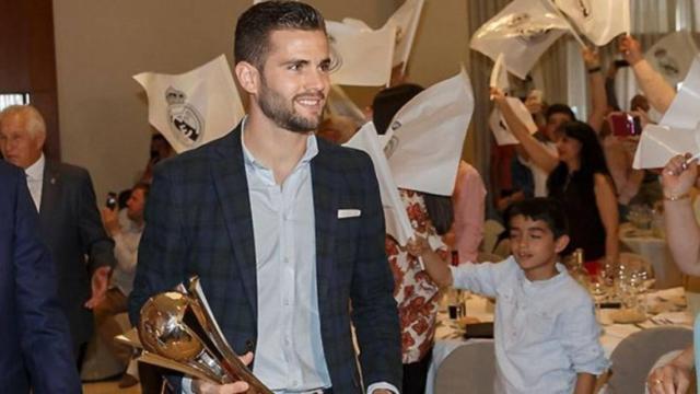 Nacho, en el aniversario de La Peña Madridista Ramón Mendoza