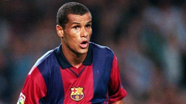 Rivaldo con el Barcelona. Foto fcbarcelona.es