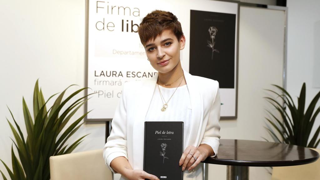 Laura Escanes en la presentación de su libro