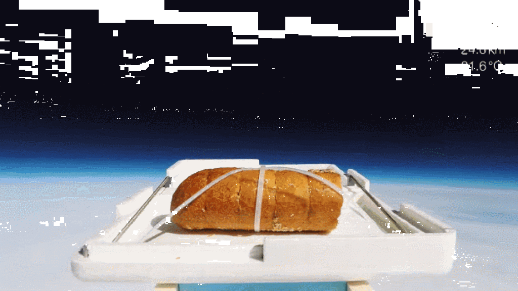 pan de ajo en la estratosfera