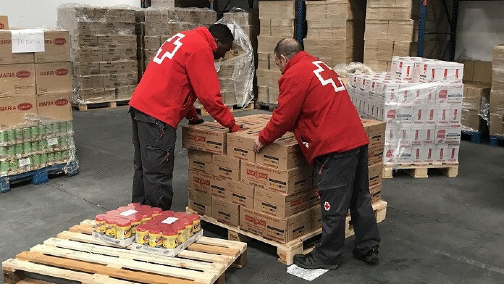 cruz roja alimentos