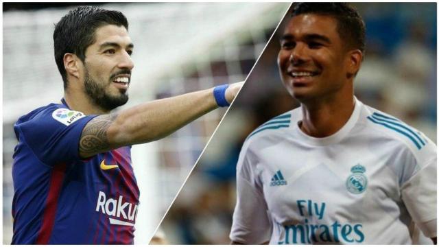 Luis Suárez y Casemiro