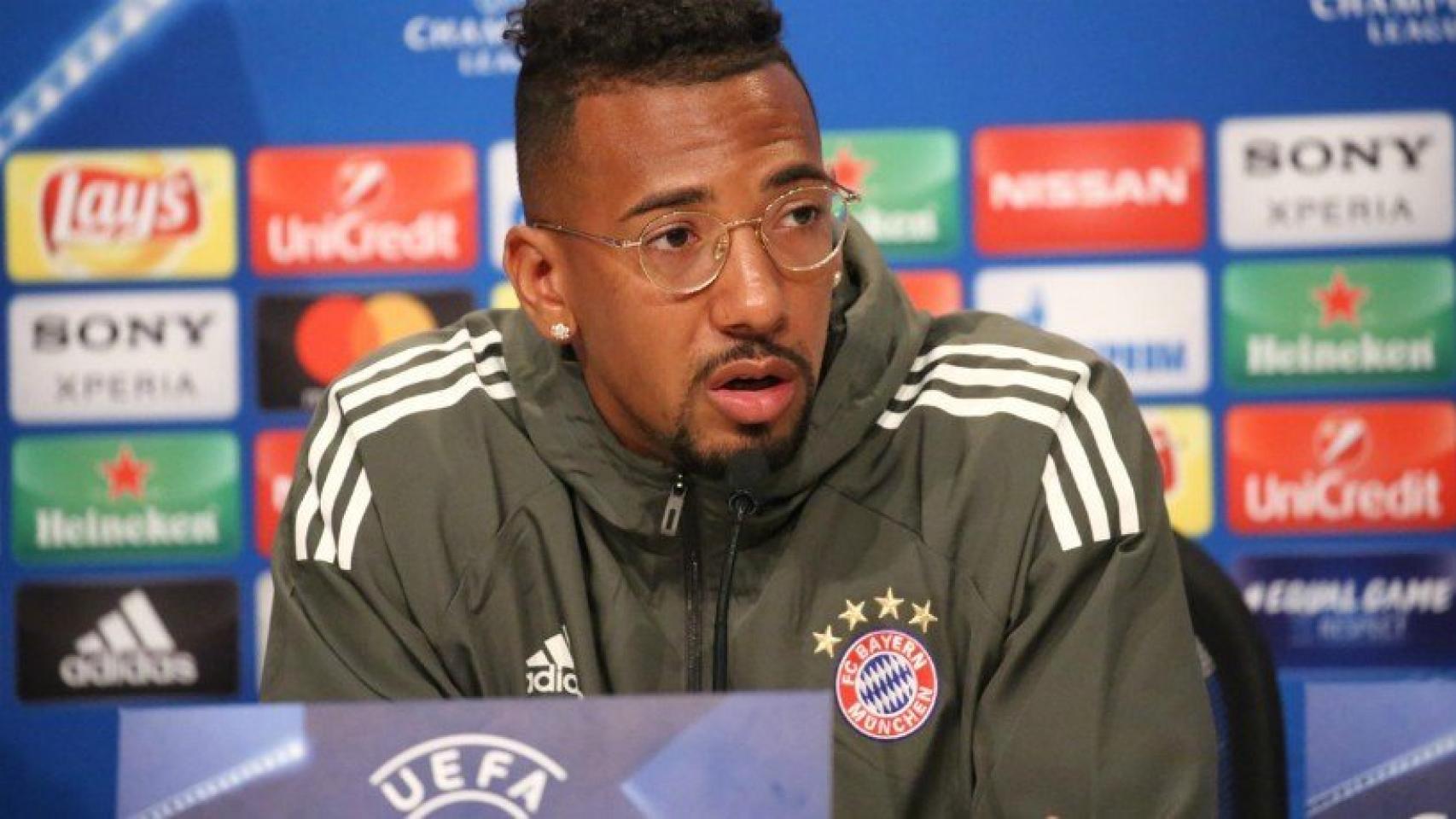 Boateng, en rueda de prensa