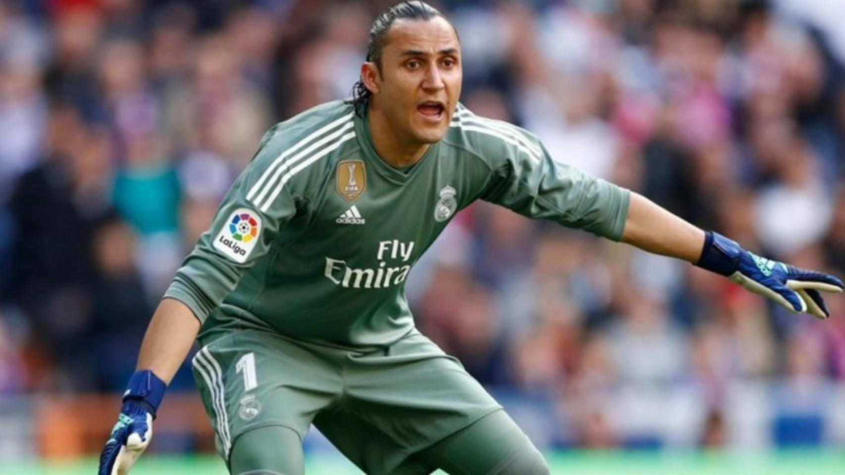 Keylor Navas, en el partido contra el Atlético.