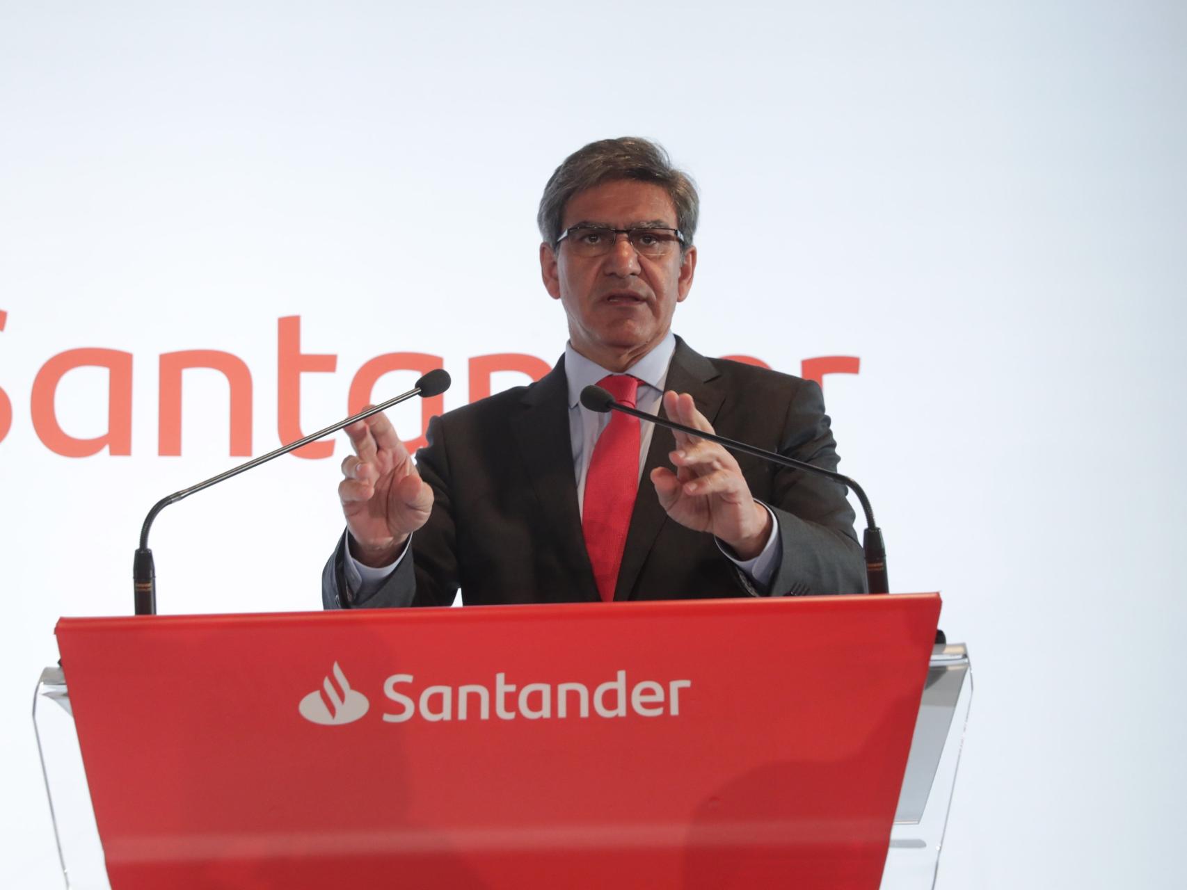 José Antonio Álvarez, CEO del Banco Santander durante la presentación de resultados del 1T 2018.