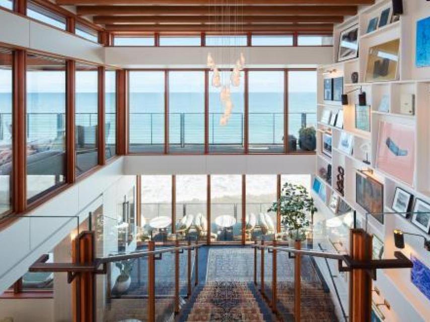 Imagen interior de la casa. RICHARD MEIER & PARTNERS ARCHITECTS LLP