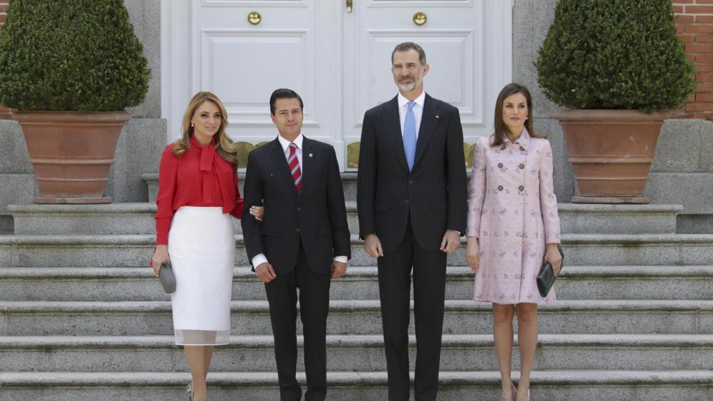 Angélica Rivera, Enrique Peña Nieto, Felipe VI y la reina Letizia