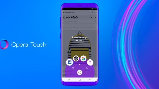 Nuevo navegador Opera Touch para Android: más cómodo, más rápido