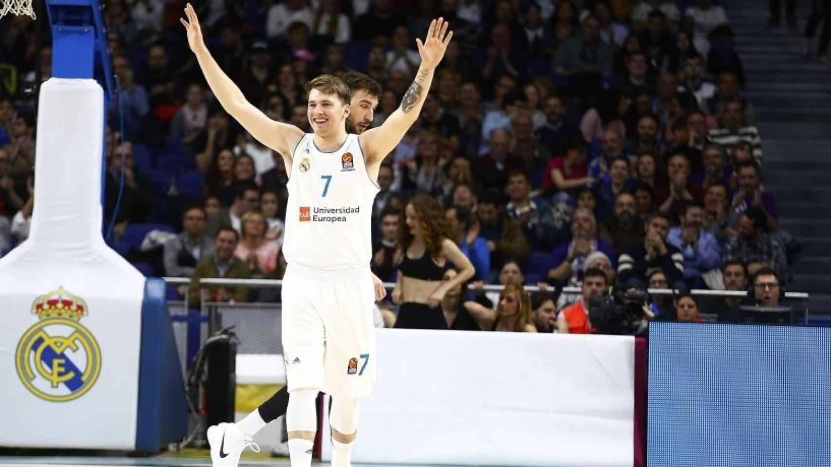 Luka Doncic en un partido de Euroliga. Foto: Twitter (@ACBcom).