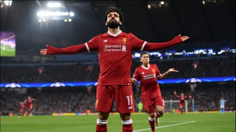 Mohamed Salah silencia al Etihad Stadium con su gol. Foto: Twitter (@elchiringuitotv).