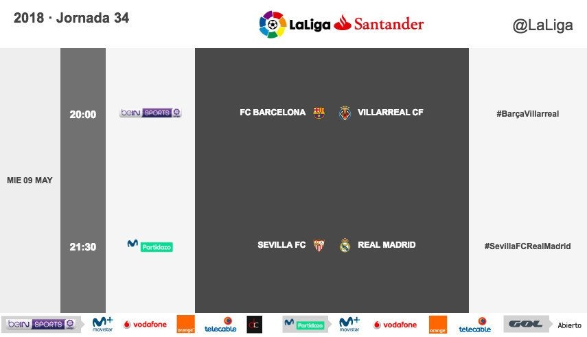 Ya se conoce el horario del Sevilla - Real Madrid aplazado