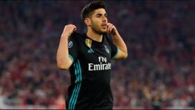 Asensio celebra su gol al Bayern Múnich