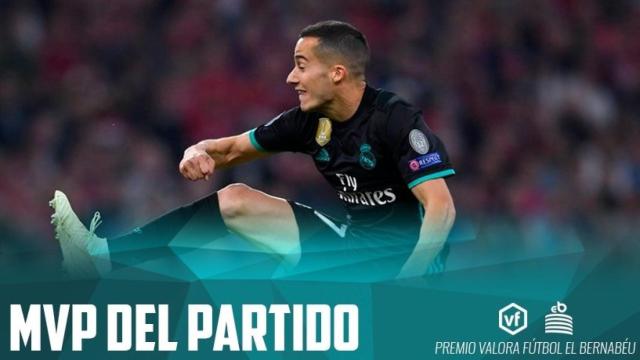 Lucas Vázquez, MVP del Bayern - Real Madrid