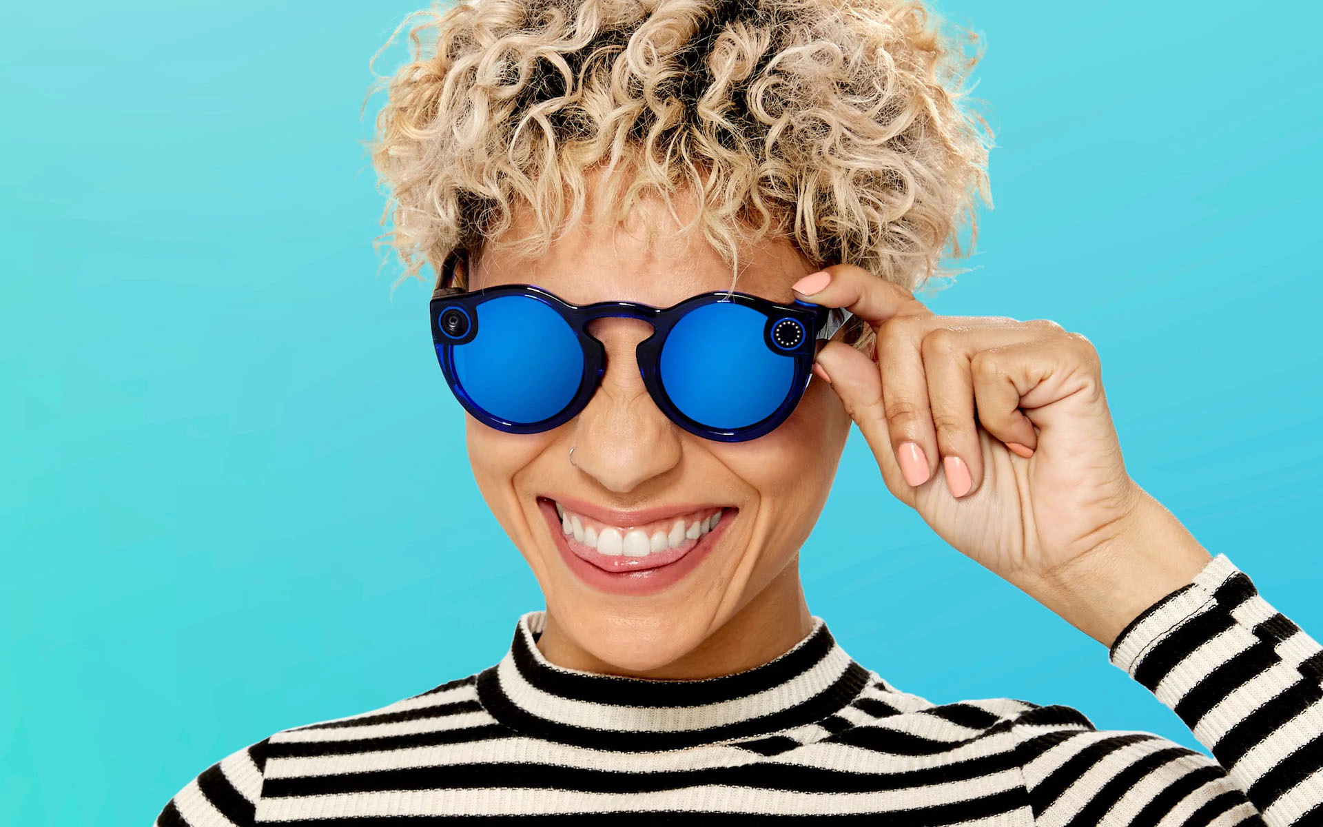 nuevas snap spectacles gafas inteligentes de snapchat azul