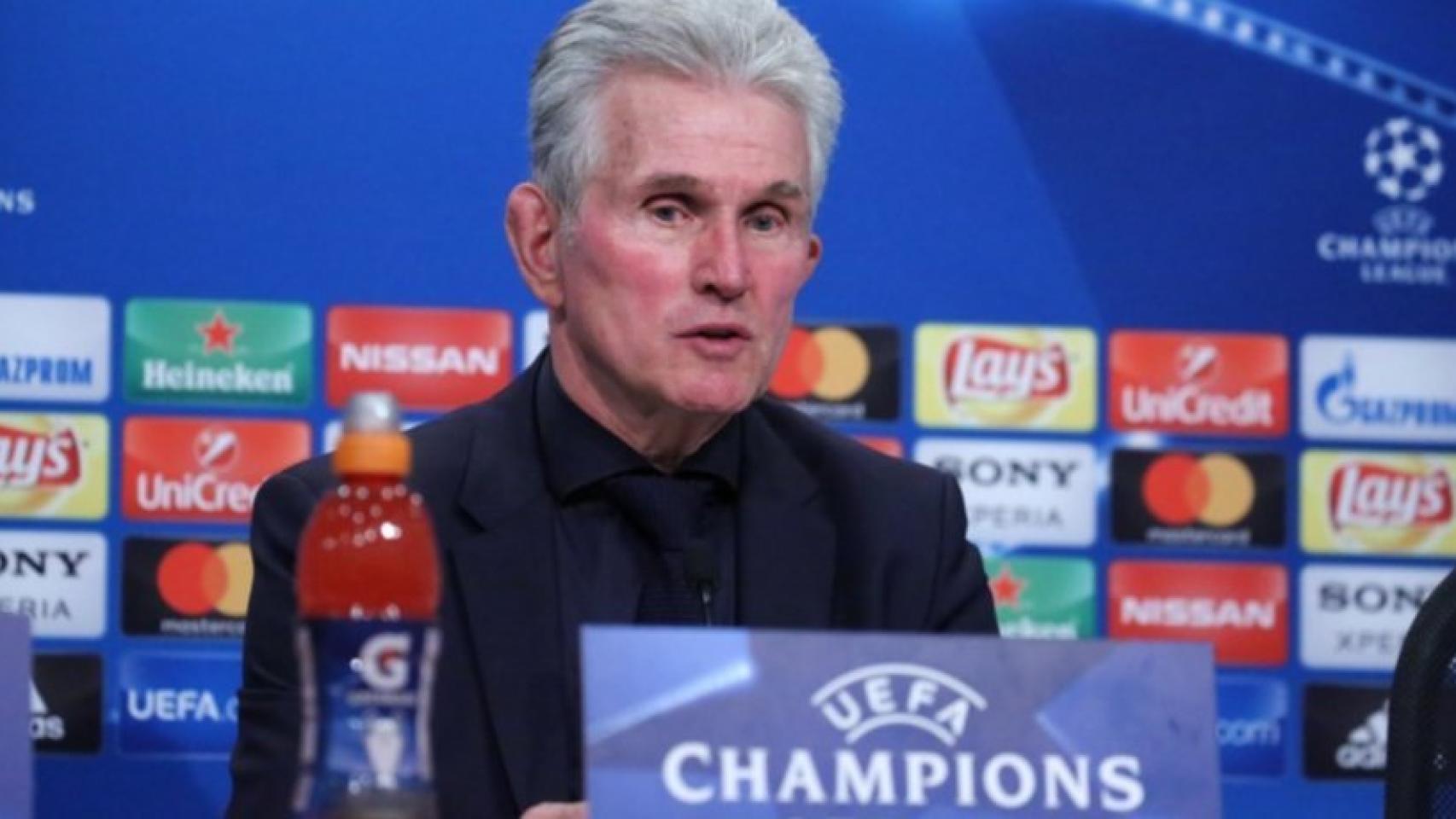 Heynckes, en rueda de prensa tras el partido con el Madrid