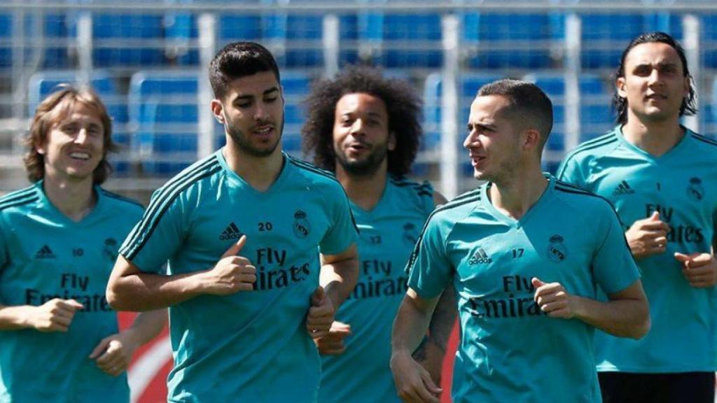 Asensio y Lucas Vázquez entrenan en Valdebebas