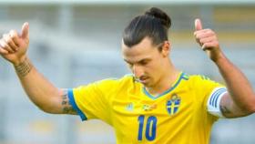 Ibrahimovic, con la selección sueca. Foto: svenskfotboll.se