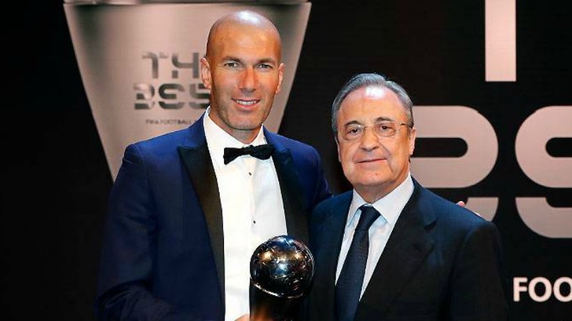 Zidane y Florentino en The Best