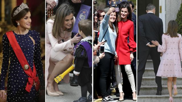 Letizia ha querido dejar atrás lo sucedido en la misa de Pascua.