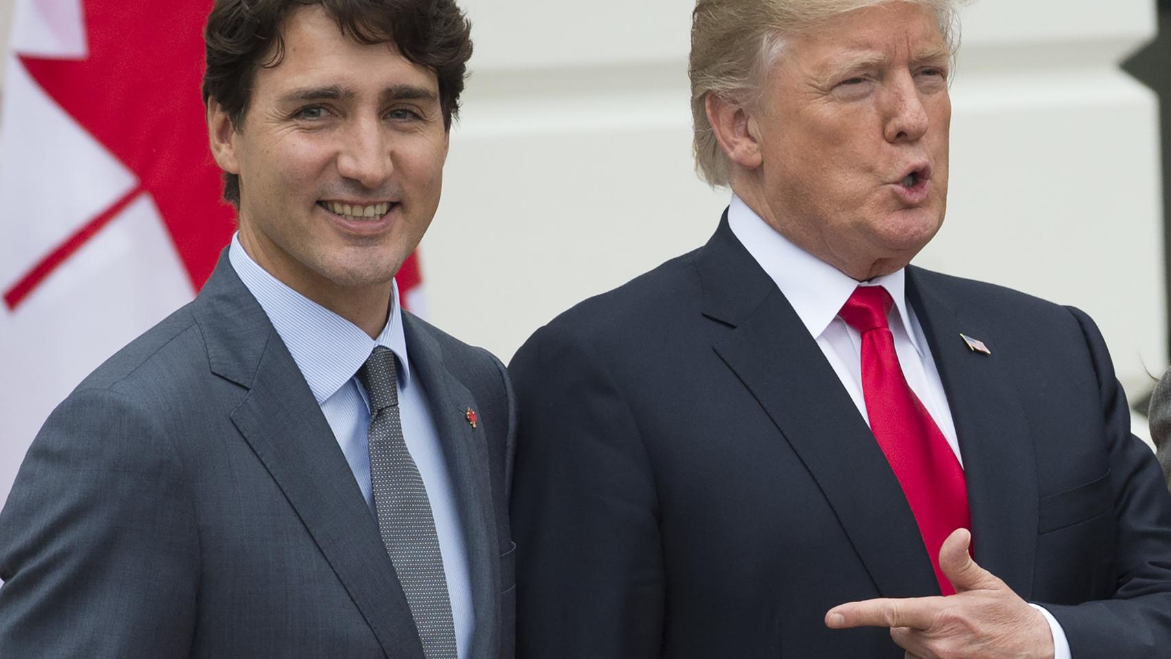 Trump y Trudeau, dos de los responsables de la candidatura norteamericana junto a Peña Nieto.