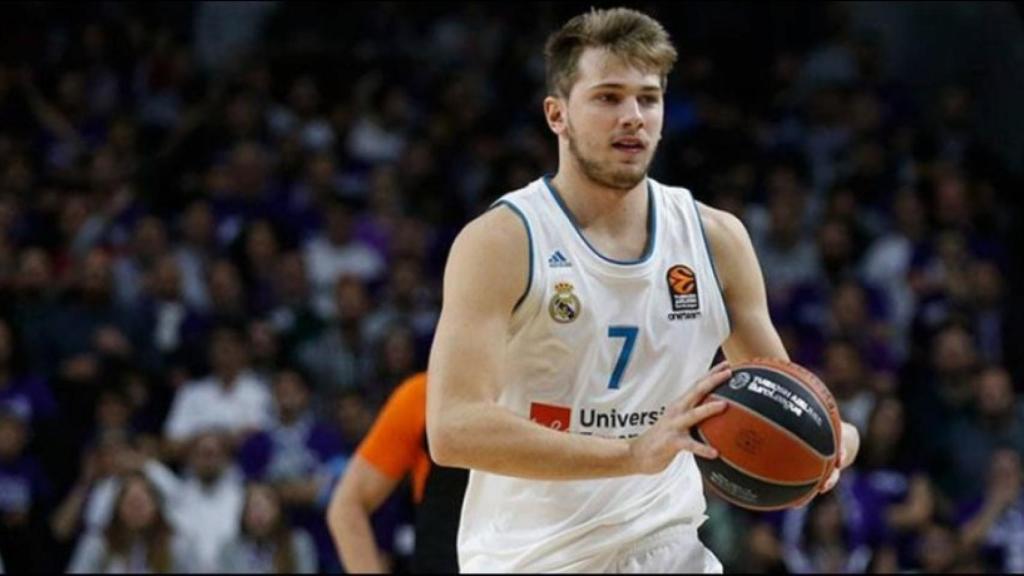 Luka Doncic, en un partido del Real Madrid