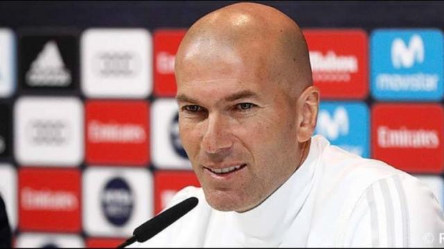 Zidane, en rueda de prensa