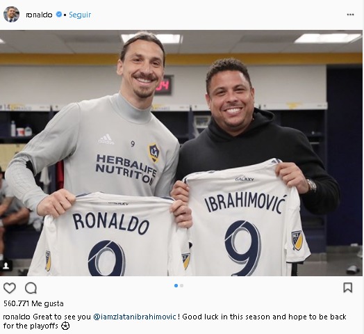 Ronaldo e Ibrahimovicj