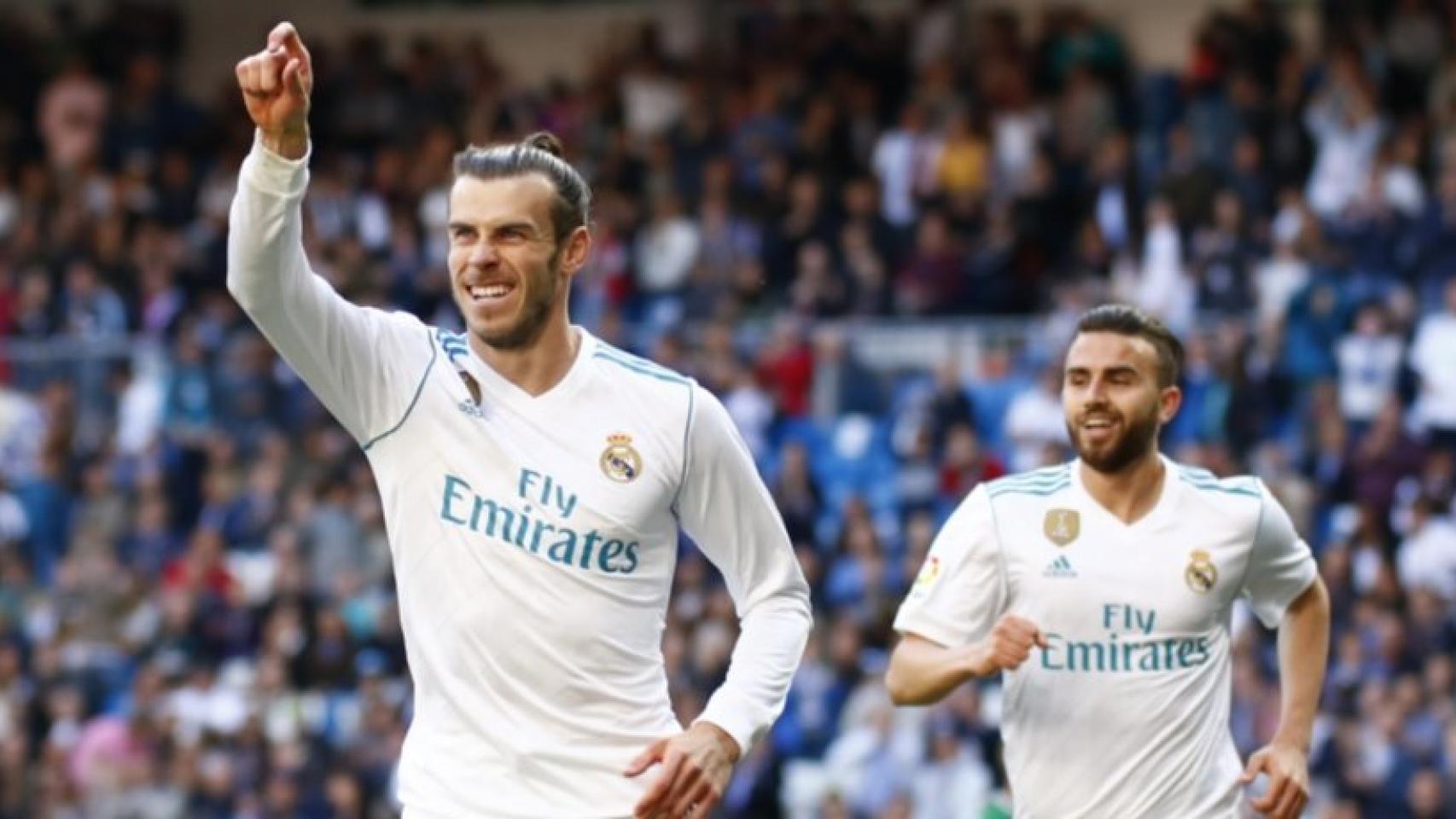 Gareth Bale y Boja Mayoral Foto: Pedro Rodriguez/El Bernabéu