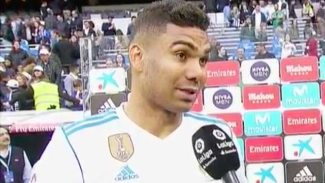 Casemiro habla tras el partido