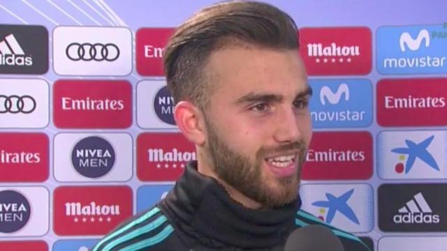 Borja Mayoral habla en zona mixta