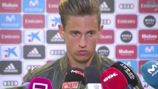 Marcos Llorente habla en zona mixta