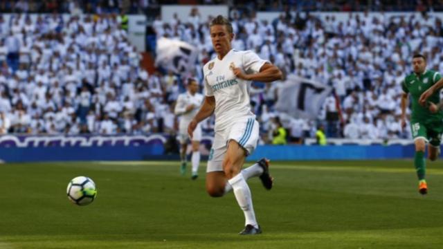 Marcos Llorente, contra el Leganés. Foto: Pedro Rodriguez/El Bernabéu