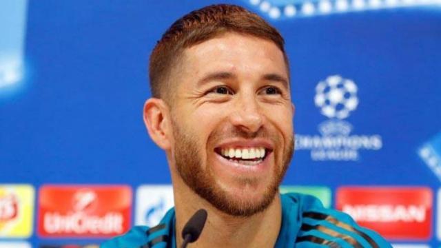 Sergio Ramos en rueda de prensa