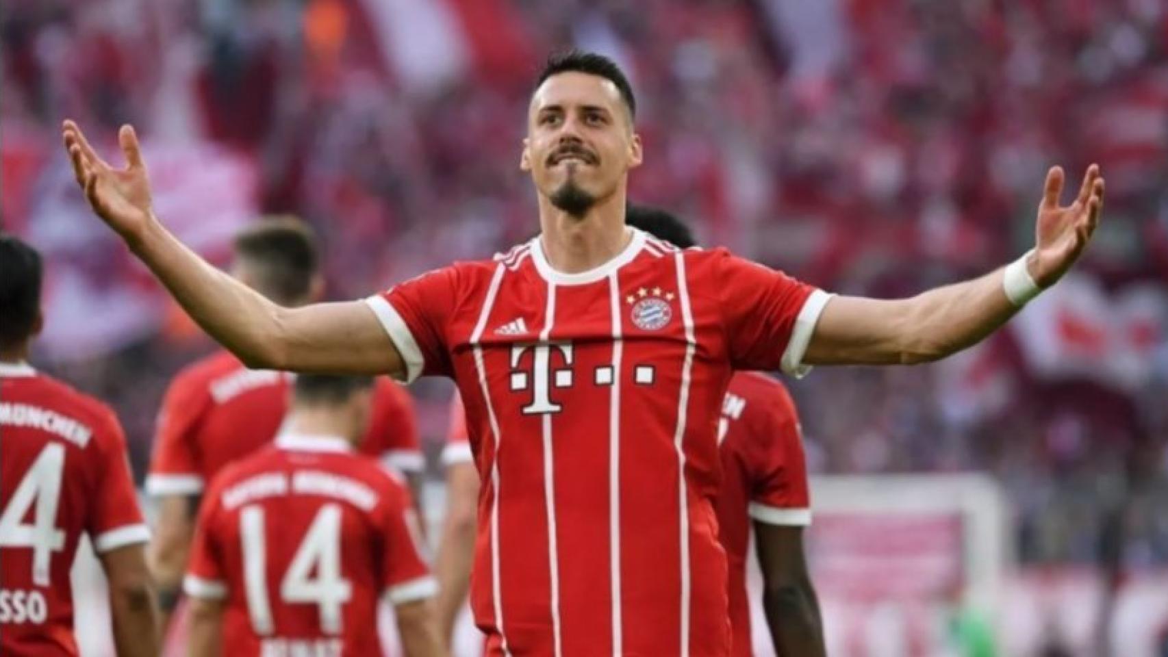 Sandro Wagner, delantero del Bayern Múnich. Foto: fcbayern.com