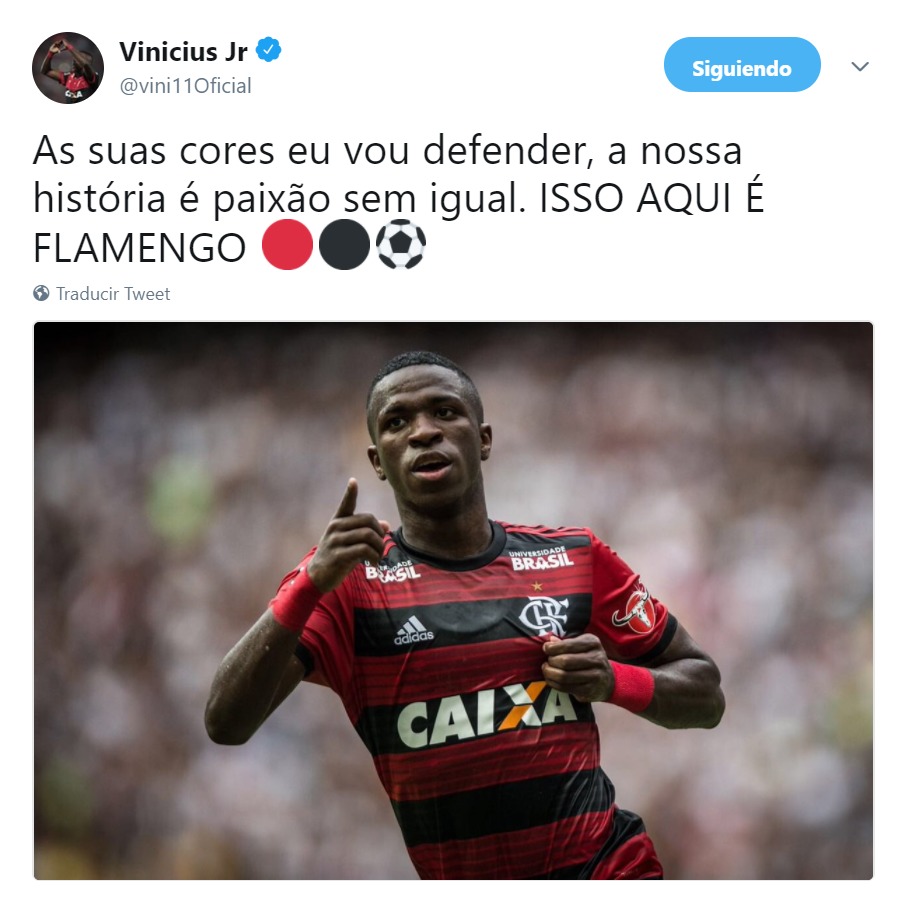 El emotivo mensaje de Vinicius tras su doblete