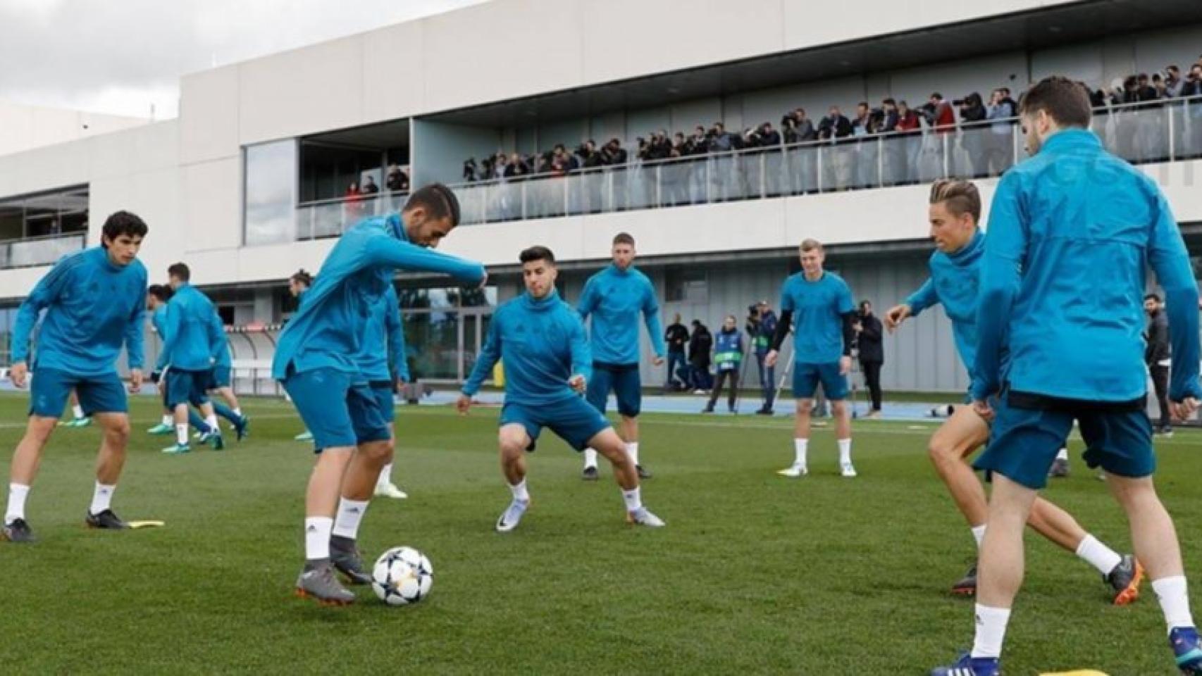 Entrenamiento del Real Madrid