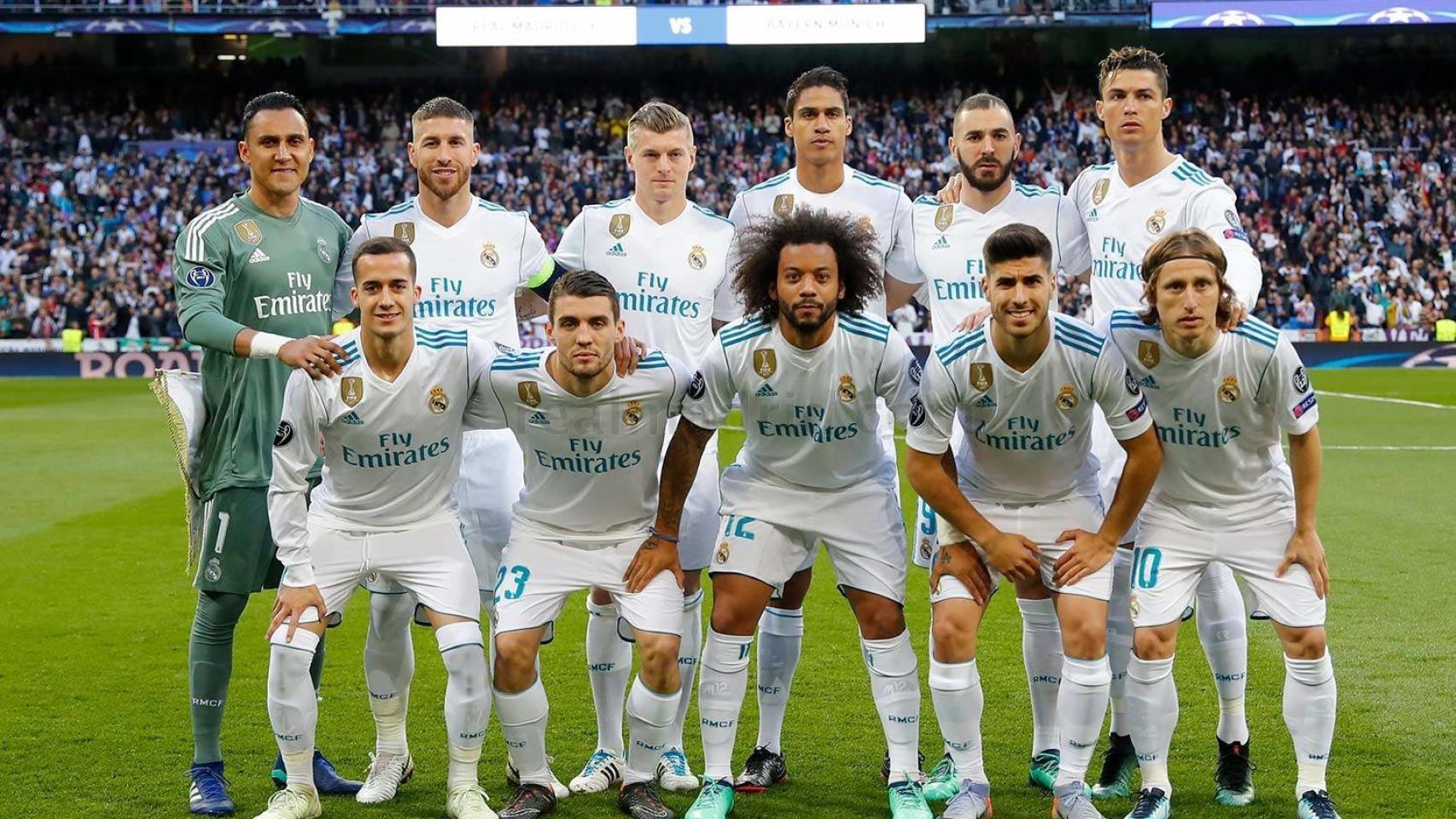 Once titular del Real Madrid contra el Bayern Múnich