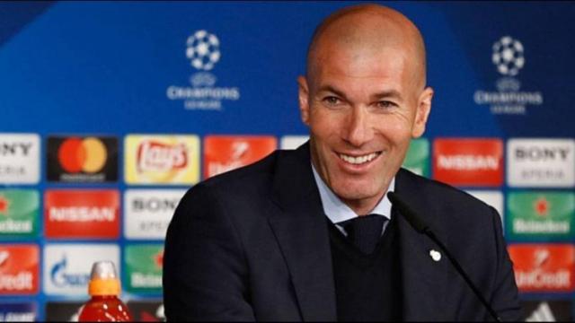 Zinedine Zidane, en rueda de prensa