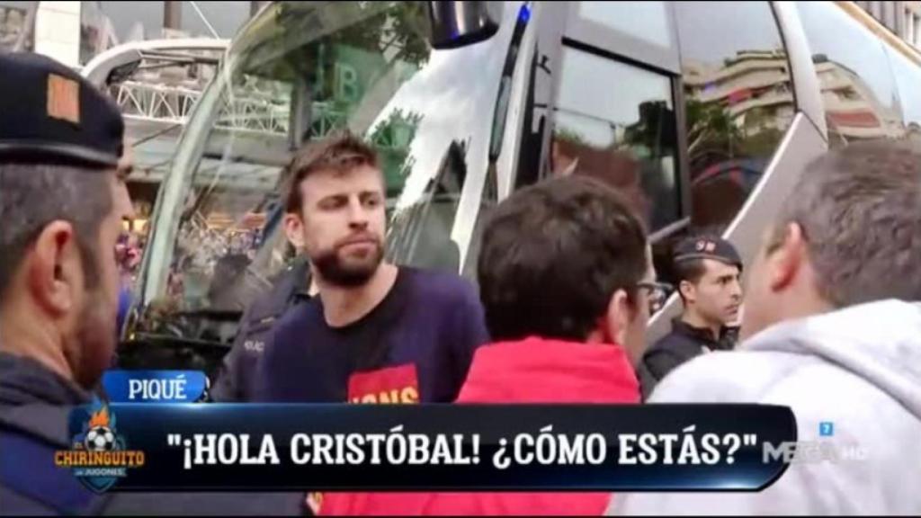 Crsitóbal Soria y Piqué. Foto: Twitter (@elchiringuitotv)