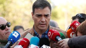 Pedro Sánchez, este martes en la manifestación del Primero de Mayo