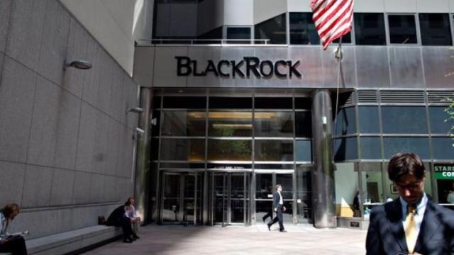 Entrada a una de las sedes de BlackRock.