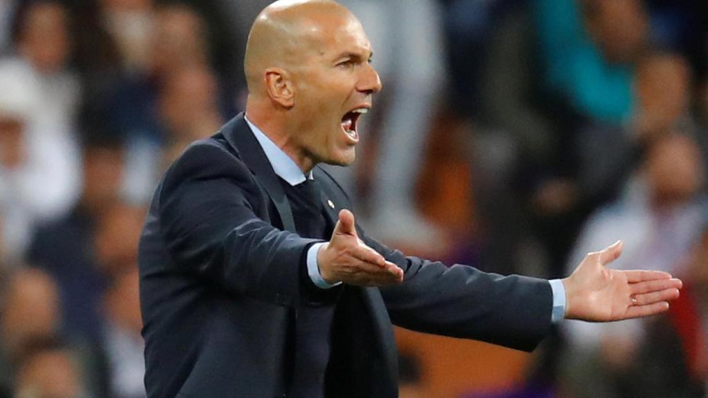 Zidane, en el partido ante el Bayern de Múnich.